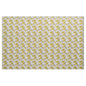 Gele bloemen stof (Yard (91,4 cm))
