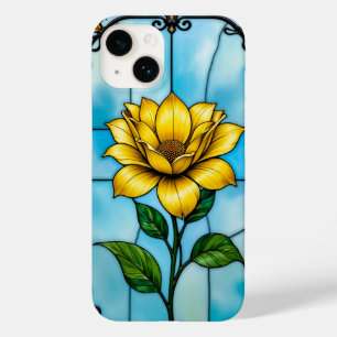 Gele bloemendagelijkse telefoonbeschermingsstijl Case-Mate iPhone 14 hoesje