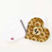 Gele bloemengele zonnebloem gele madeliefjes notitieboek (Binnen)