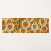 Gele bloemengele zonnebloem gele madeliefjes yogamat (Voorkant (horizontaal))
