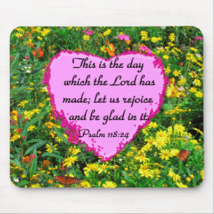 GELE BLOEMENPSALM 118:24 FOTOONTWERP MUISMAT