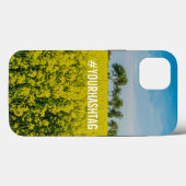 Gele bloementeelt Case-Mate iPhone case (Achterkant (horizontaal))
