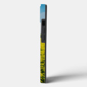 Gele bloementeelt Case-Mate iPhone case (Achterkant / Links)