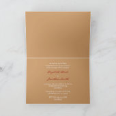 Gele bloemige zwaluwen uitnodiging / Bewaar datum  (Binnen)