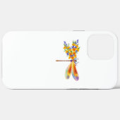 gele bloemlibel Case-Mate iPhone case (Achterkant (horizontaal))