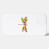 gele bloemlibel Case-Mate iPhone case (Achterkant (horizontaal))