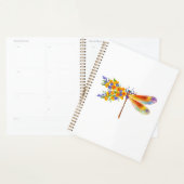 gele bloemlibel planner (Display)