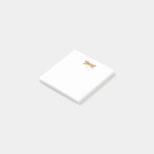 gele bloemlibel post-it® notes (Schuin)