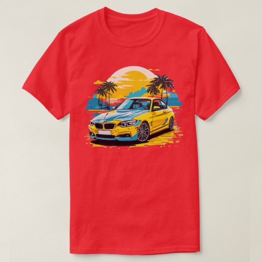 Gele BMW T-shirt (Design voorkant)