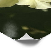 Gele botanische bloemen perfect poster (Hoek)