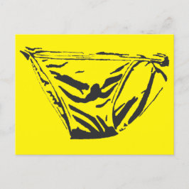 Gele briefs Briefkaart