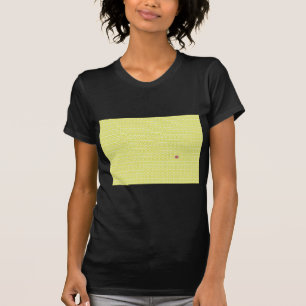 Gele Britse Unievakken en oneven T-shirt