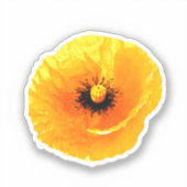 Gele bruine finale bruinkoolzegsdag sticker (Voorkant)