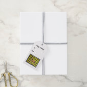 Gele Buffalo Pset Wilde Deer Gift Labels Cadeaulabel (Met Touw)