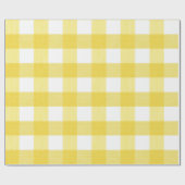 Gele buffelplaat cadeaupapier (Vlak)