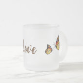 Gele buikvliezen Mok van glas, gevroren (Voorkant rechts)