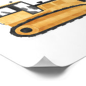 Gele Bulldozer Bouw Kinderkamer Decoratie (Hoek)