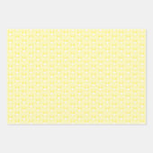 Gele bunny Wrapping Paper Sheets (Voorkant 3)