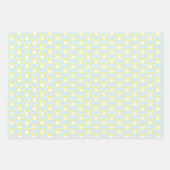 Gele bunny Wrapping Paper Sheets (Voorkant 2)