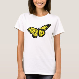 Gele Butterfly T-Shirt