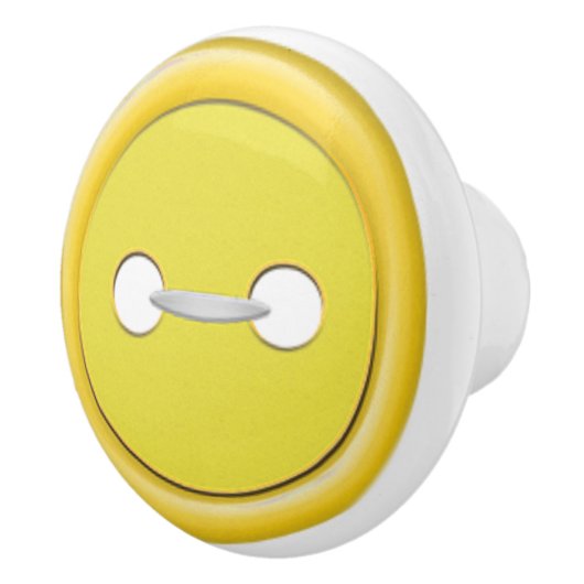 Gele Button Drawer Pull Keramische Knop (Rechts)