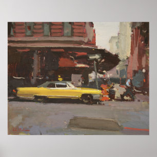 Gele Cadillac 2012 Poster