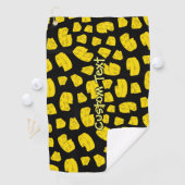 Gele Cheese Pattern Golf Towel Golfhanddoek (Insitu)