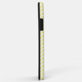Gele Chevron Aangepaste Hoesje-Mate iPhone Case (Achterkant/rechts)