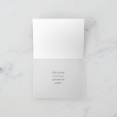 Gele Chevron Folded Bedankt (Binnen)