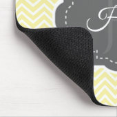 Gele Chevron Persoonlijke Muismat (Hoek)