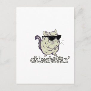 Gele Chinchilline Chinchilla Briefkaart