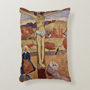 Gele Christus van Paul Gauguin Accent Kussen