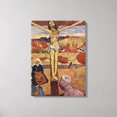 Gele Christus van Paul Gauguin,  Kunst Canvas Afdruk (Voorkant)