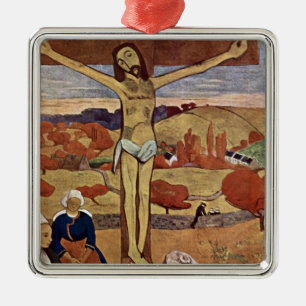 Gele Christus van Paul Gauguin,  Kunst Metalen Ornament