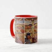 Gele Christus van Paul Gauguin,  Kunst Mok (Voorkant links)