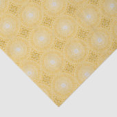 Gele cirkels tissuepapier (Detail)