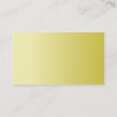 Gele cirkels - Zakelijk Visitekaartje (Achterkant)