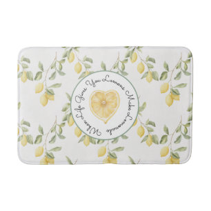 Gele Citroenen Fruit Limonade Badmat