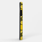 Gele citroenen & olijfgroene patroon: moderne citr Case-Mate iPhone case (Achterkant/rechts)