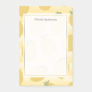 Gele citroenen zomer fruit waterverf leuk helder post-it® notes