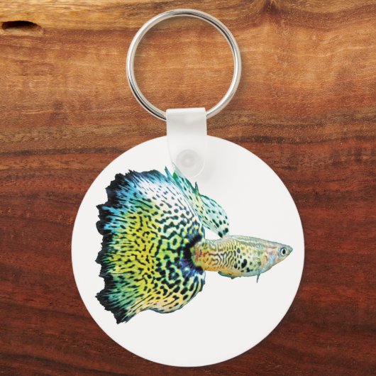 Gele Cobra Guppy Sleutelhanger (Voorkant)