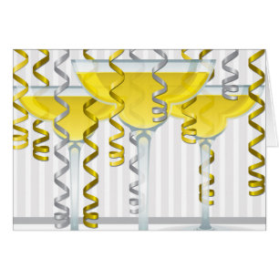 Gele cocktail en lint