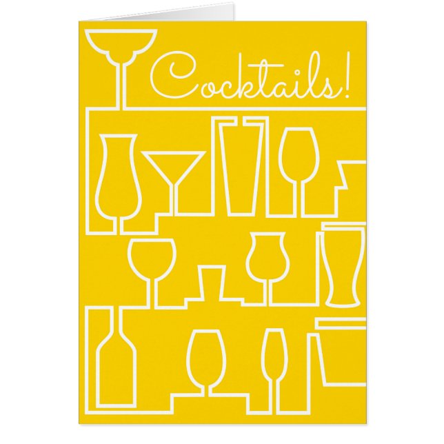 Gele cocktailparty (Voorkant)