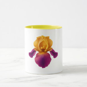 Gele Combo Mok - Iris Bloem