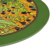 Gele Coneflowers Glas Snijplank (Hoek)