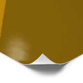 Gele  converteerbare auto, Poster Perfect Poster (Hoek)