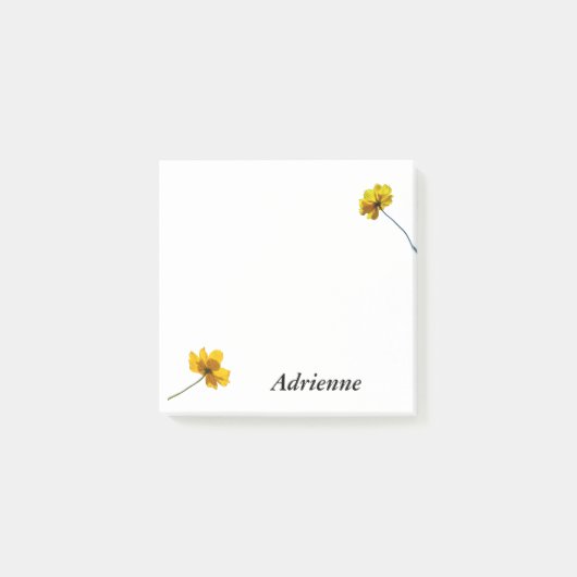 Gele Coreopsis Post-it® Notes (Voorkant)