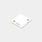 Gele Coreopsis Post-it® Notes (Schuin)
