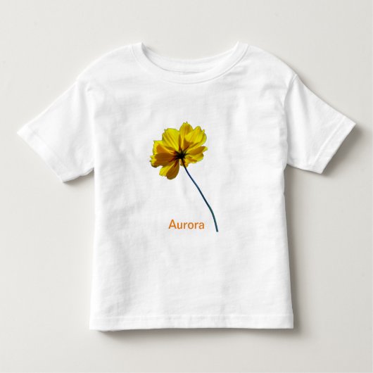 Gele Coreopsis Toddler T-shirt (Voorkant)