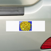 Gele corn bumpersticker (Op auto)
